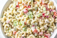 Classic Creamy Macaroni Pasta Salad Recipe