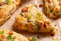 Bacon, Cheddar & Scallion Scones: Savory Breakfast Biscuits