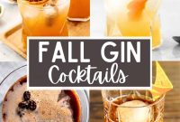 Autumn Gin Cocktails to Sip This Season