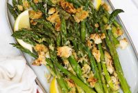 Crispy Oven-Roasted Asparagus with Parmesan and Lemon Zest