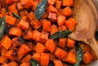 Maple Brown Butter Roasted Butternut Squash Recipe
