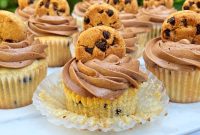 Decadent Chocolate Chip Cupcakes with Gooey Centers