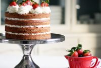 Strawberries and Cream Layer Cake Recipe for Summer Dessert