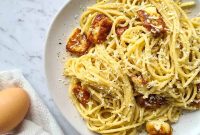 Halloumi Carbonara Recipe: Creamy Halloumi Pasta with Pancetta