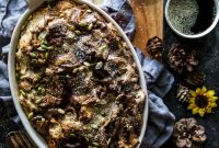 Chocolate Pumpkin Croissant French Toast Bake Recipe
