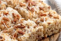 Coconut Pecan Rice Krispie Treats Recipe for Crispy Sweets