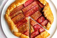 Rhubarb Galette with Almond Frangipane Filling: Rustic Tart Recipe