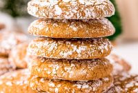 Chewy Molasses Crinkle Cookies with Warm Spices