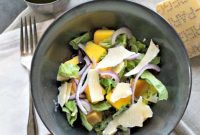 Balsamic Mango and Red Onion Salad with Mint and Lime
