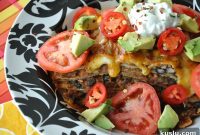 Make-Ahead Vegetarian Mexican Lasagna for the Freezer