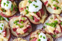 Corned Beef Stuffed Baked Potatoes — Savory Comfort Meal