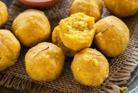 Kesar Badam Ladoo Recipe Using Almond Flour