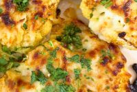 Crispy Cauliflower Steaks Made in the Air Fryer or Oven