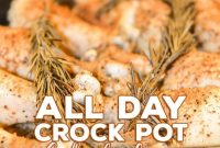 All-Day Crock Pot Chicken Legs with Savory Dinner Sauce