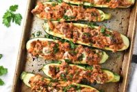 Italian Chicken Zucchini Boats Recipe — Savory Stuffed Zucchini