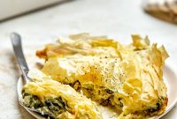 Spinach and Egg Phyllo Bake — Crispy Savory Breakfast Pie