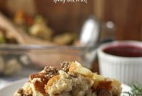 Apple Breakfast Sausage Stuffing Recipe for Fall Brunch