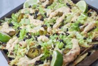 Black Bean & Chicken Nachos with Zesty Salsa and Melted Cheese