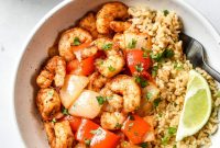 Crispy Air Fryer Shrimp with Roasted Vegetables
