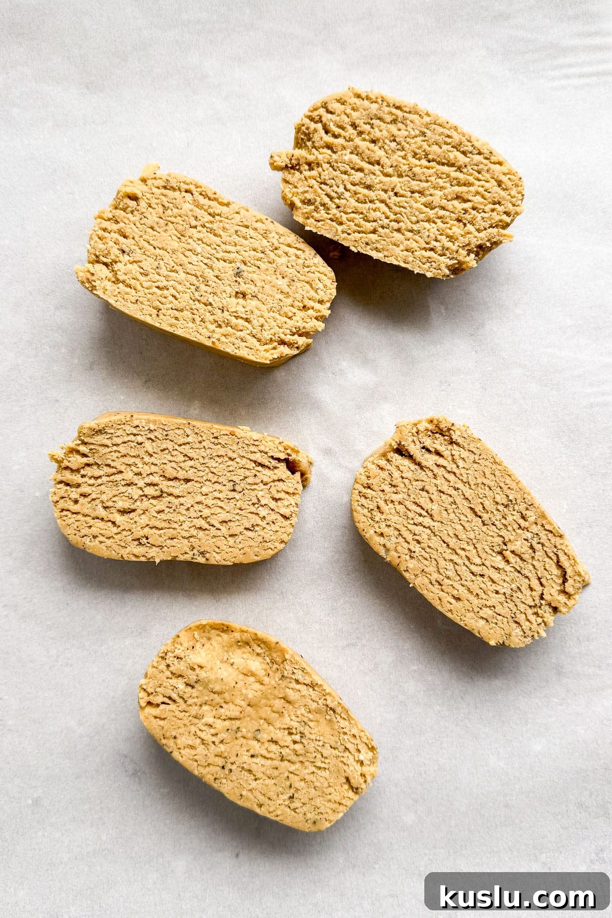 Chickpea cracker dough.