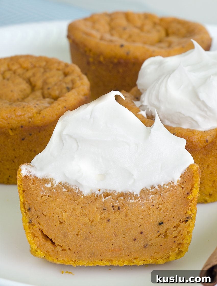 Impossible Pumpkin Pie Cupcakes