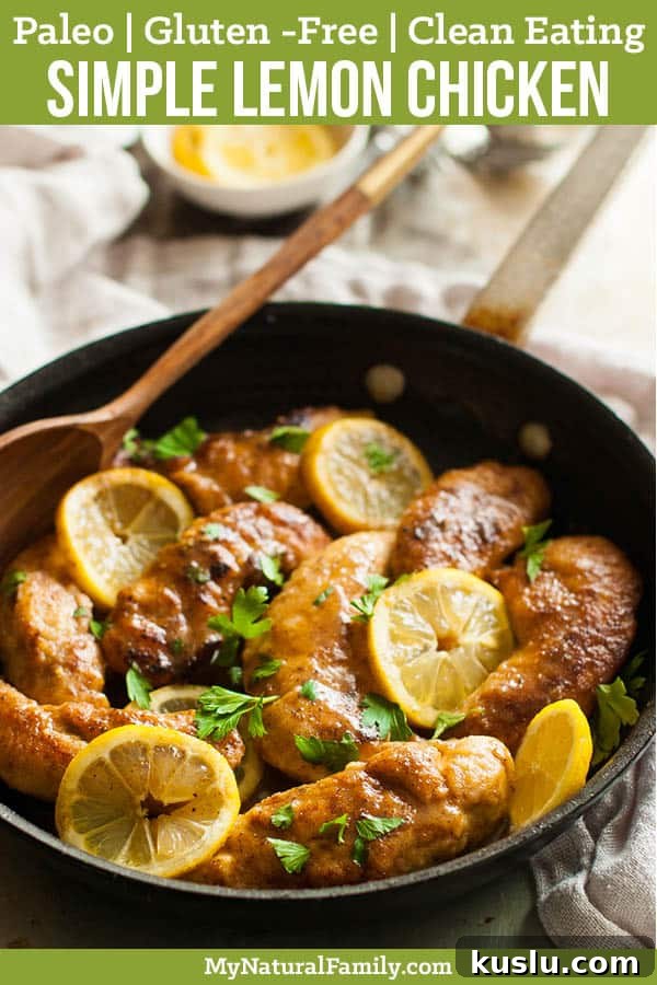One-Pan Lemon Chicken Paleo Dinner Recipe 2 One Pan Lemon Paleo Chicken Recipe