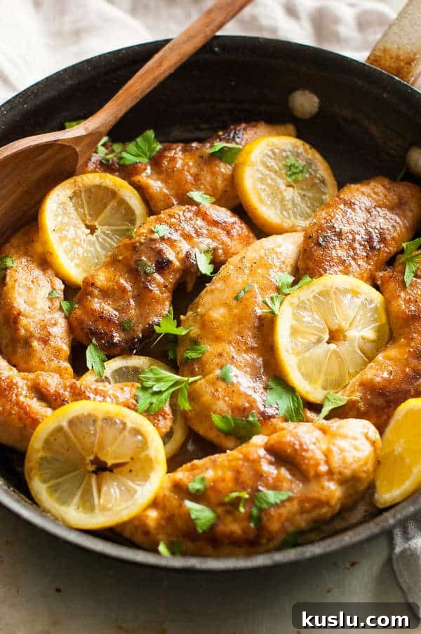 One-Pan Lemon Chicken Paleo Dinner Recipe 5 lemon chicken skillet