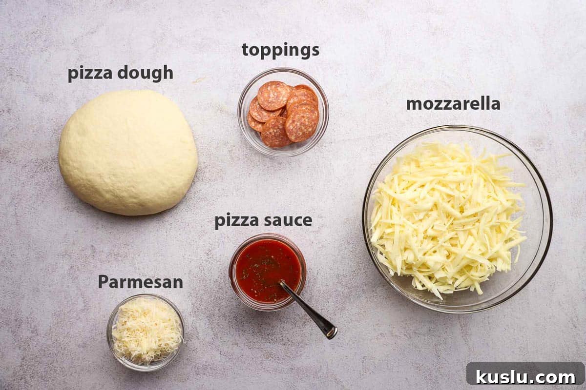 How to Make Thick Crust Pizza at Home: Crispy Edge, Chewy Center 6 ingredients to make homemade pizza