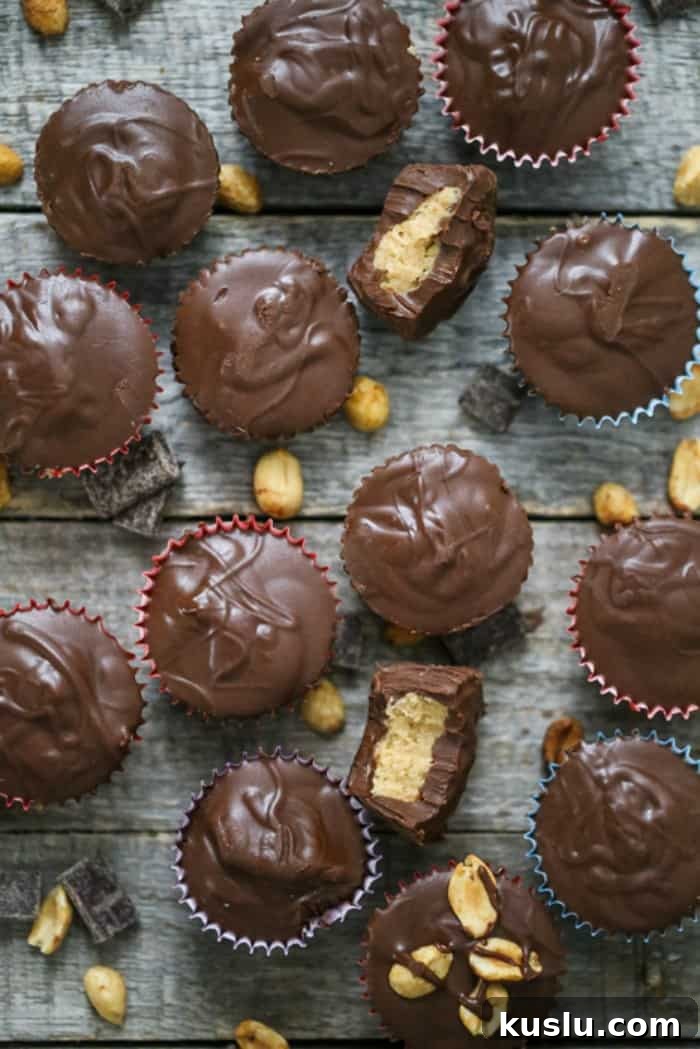 Creamy Home-made Mini Peanut Butter Cups