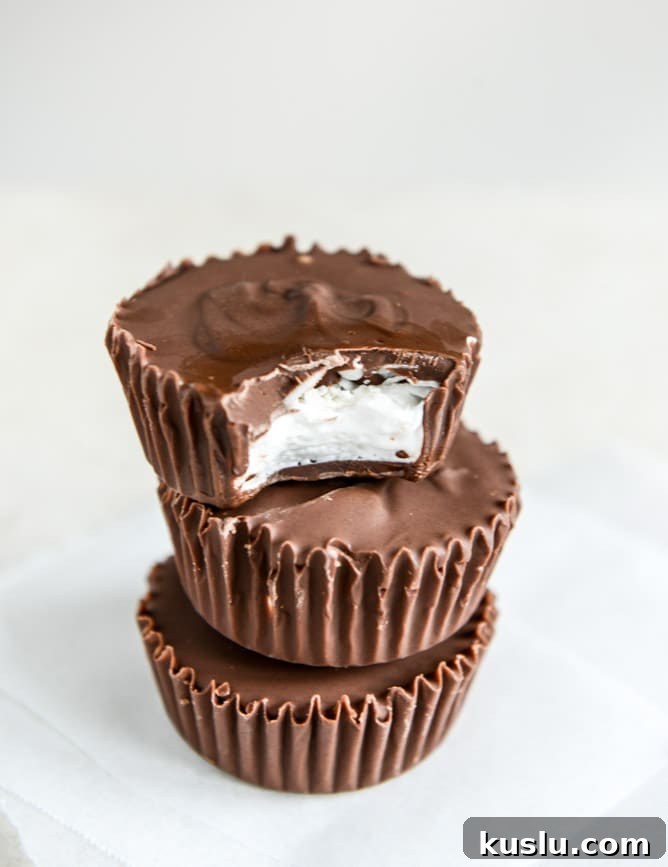 Easy Homemade Mallo Cups @ How Sweet Eats