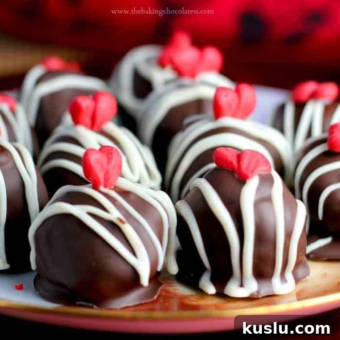 Red Velvet Luv Truffles @ The Baking ChocolaTess