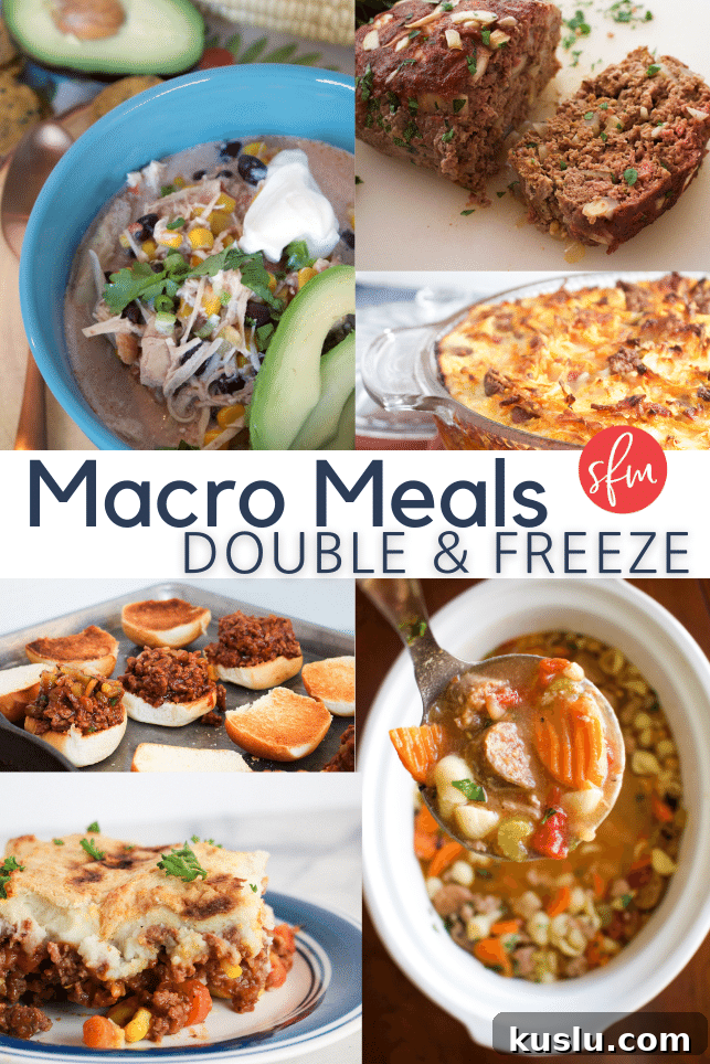 Delicious macro friendly recipes to double and freeze!