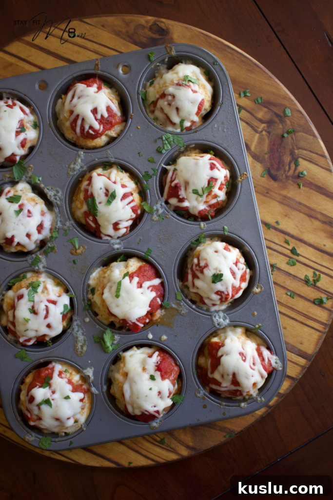 Chicken Parmesan Muffins