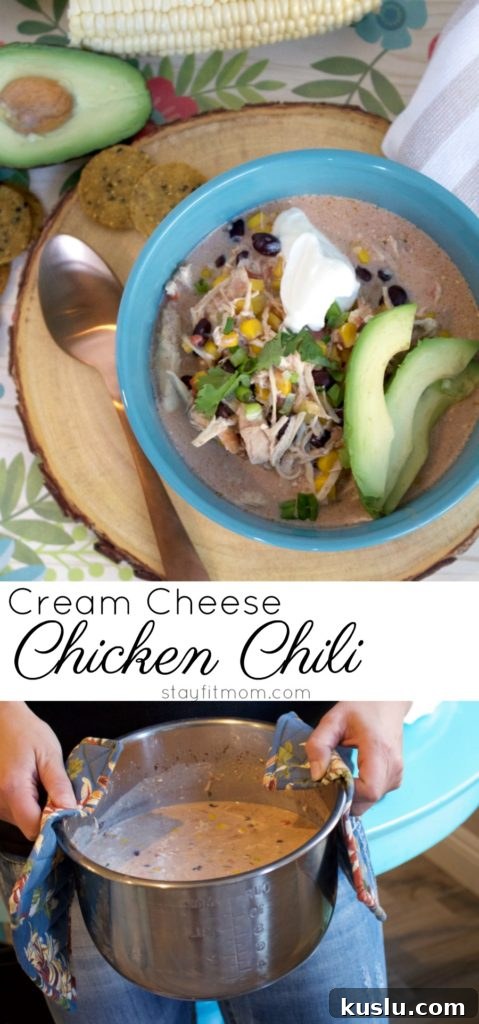 Cream Cheese Chicken Chili