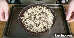 Salted Caramel and Peanut Butter Tart Recipe for Indulgent Dessert 11 Salted Caramel Peanut Butter Tart Set Step 2
