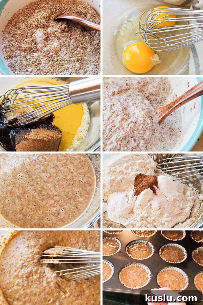 Gluten-Free Bran Muffin Recipe: Moist, Fluffy & Fiber-Rich 4 step-by-step photos of how to make gluten free bran muffins