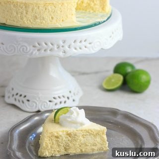 Keto Instant Pot Key Lime Cheesecake