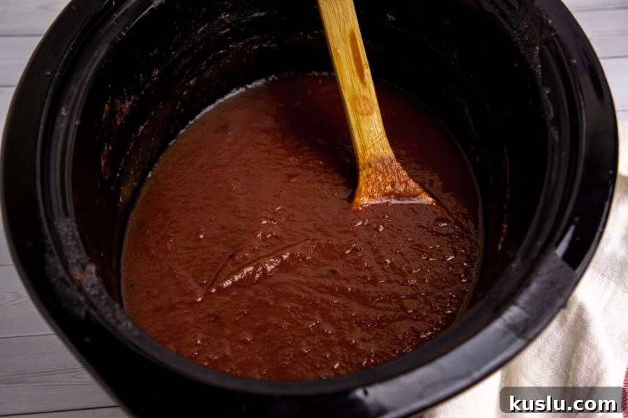 Slow Cooker Apple Butter Recipe for Canning and Preserving 4 a big pot of apple butter