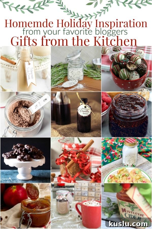 Slow Cooker Apple Butter Recipe for Canning and Preserving 8 a collage of homemade food themed gifts