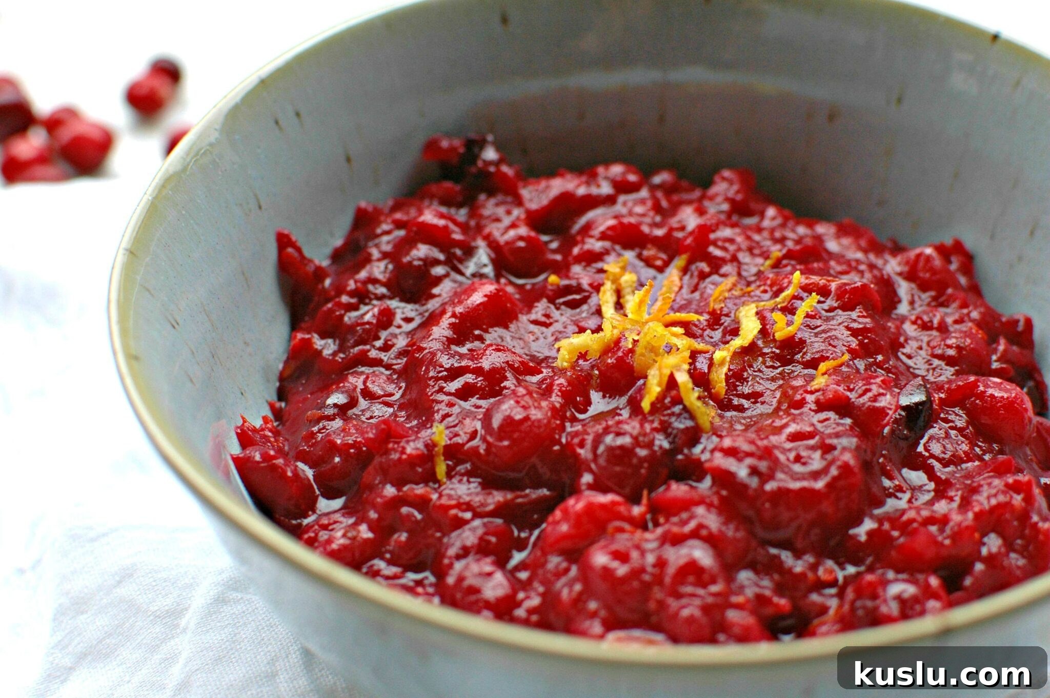 Orange Cinnamon Cranberry Sauce Recipe for Holiday Tables 2 Orange Cinnamon Cranberry Sauce