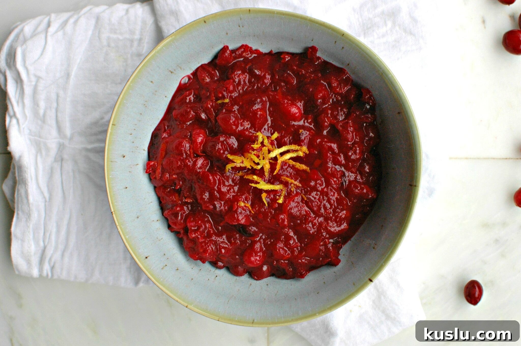 Orange Cinnamon Cranberry Sauce Recipe for Holiday Tables 5 Orange Cinnamon Cranberry Sauce