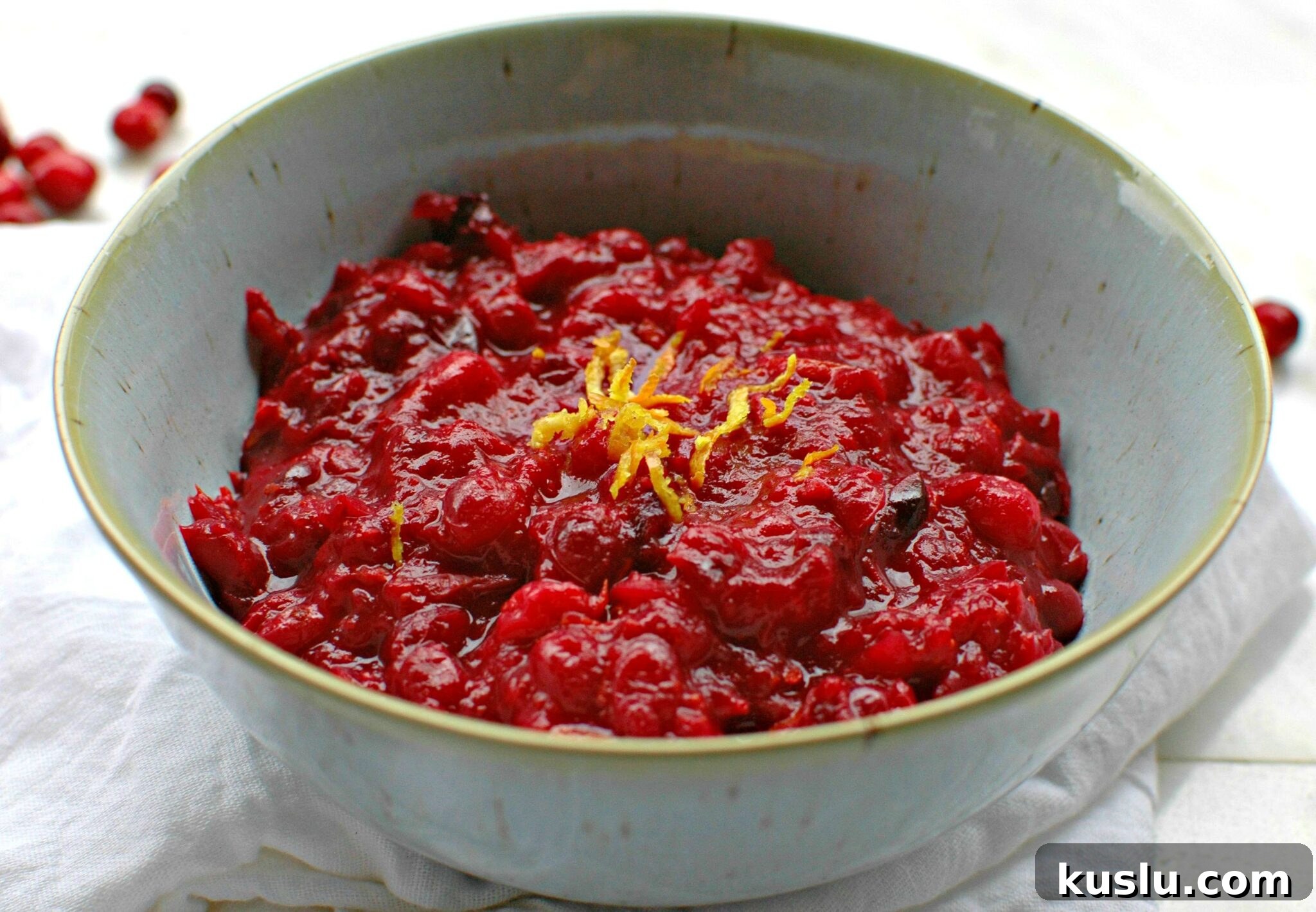 Orange Cinnamon Cranberry Sauce Recipe for Holiday Tables 6 Orange Cinnamon Cranberry Sauce