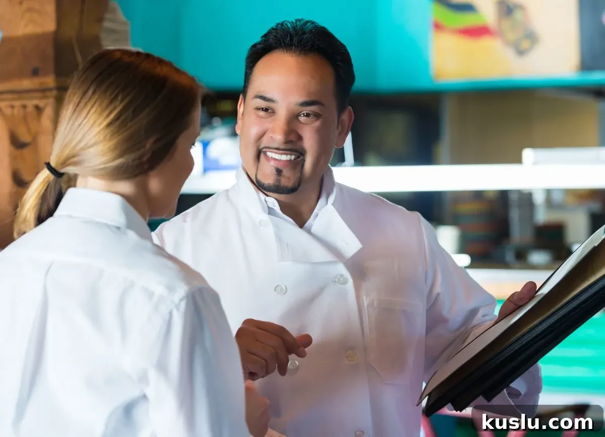 Gluten-Free & Dairy-Free Menu Options at The Cheesecake Factory 5 Servers talking to each other with menus.