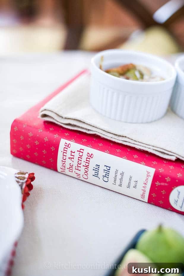 The cookbook "Mastering the Art of French Cooking" by Julia Child.