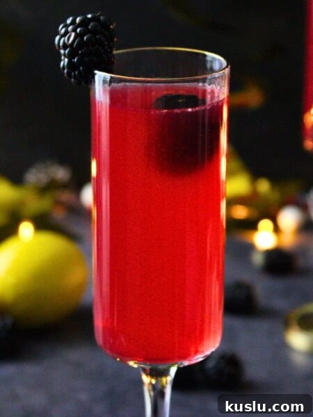 8 Refreshing Blackberry Crown Cocktail Recipes to Try Today 11 blackberry french 75 recipe dinners done quick featured image