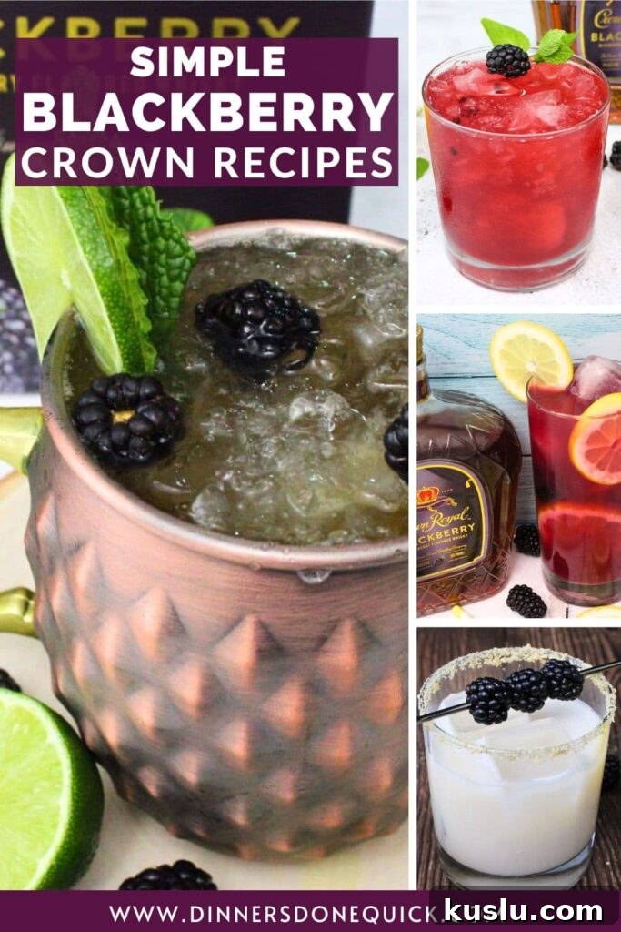 8 Refreshing Blackberry Crown Cocktail Recipes to Try Today 12 simple blackberry crown royal recipes dinners done quick pinterest