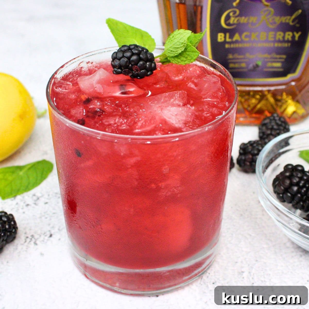 8 Refreshing Blackberry Crown Cocktail Recipes to Try Today 6 blackberry smash cocktail with crown royal blackberry dinners done quick featured image