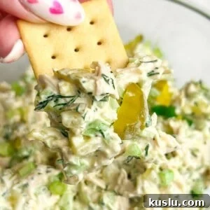 Dill Pickle Chicken Salad Recipe — Tangy Creamy Lunch Idea 7 chicken salad with dill pickles