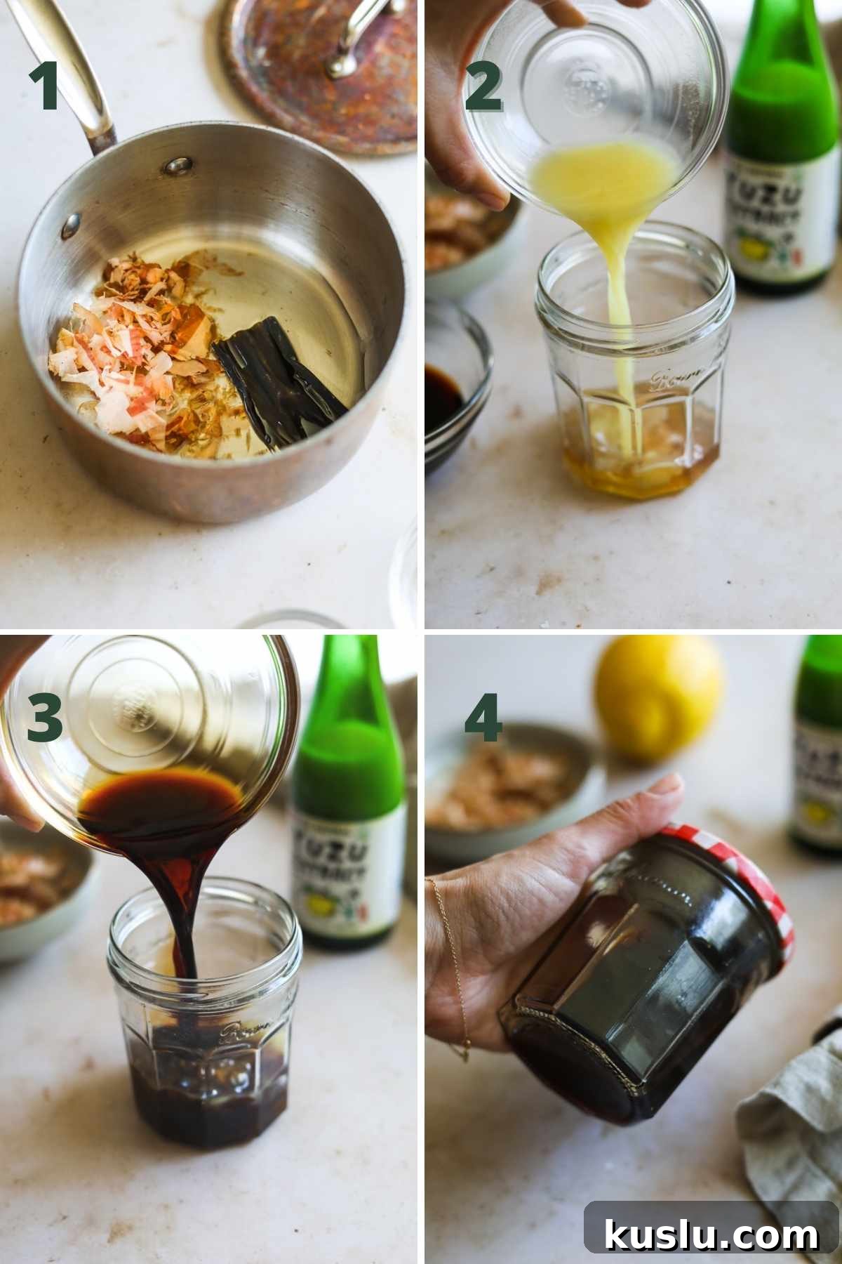Homemade Yuzu Ponzu Sauce Recipe for Authentic Citrus Umami 5 Steps to make yuzu ponzu in 15 minutes.