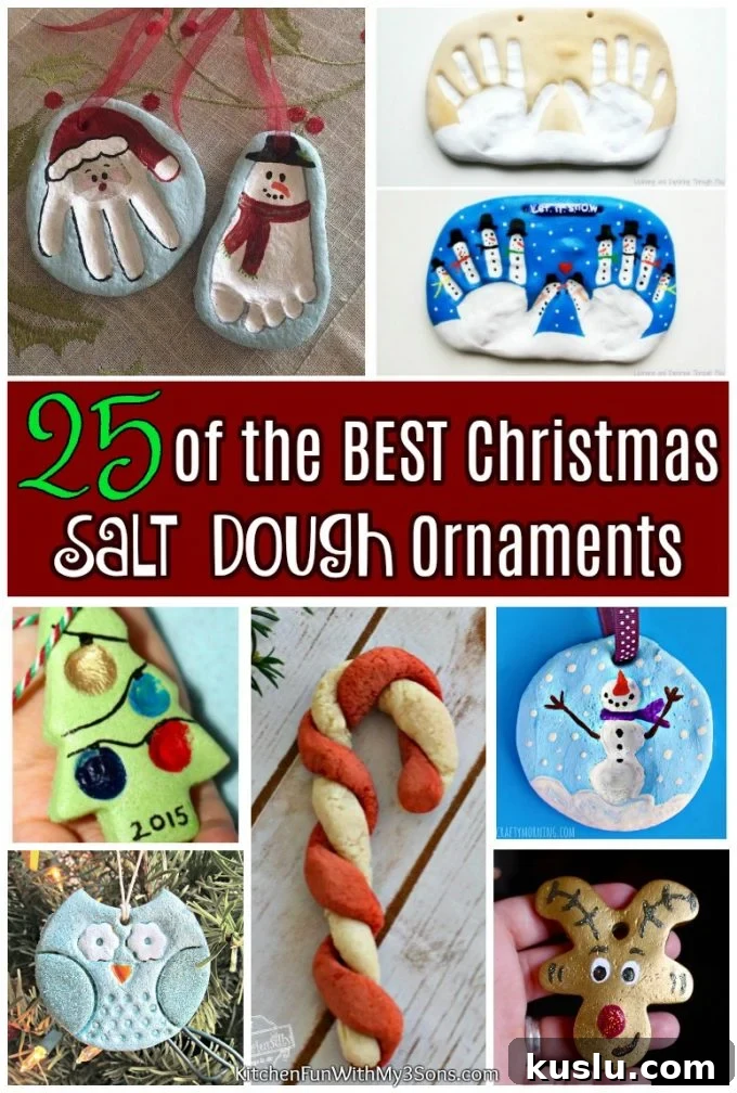 25 Christmas Salt Dough Ornament Ideas for Festive Decorating 2 25 of the BEST Christmas Salt Dough Ornaments